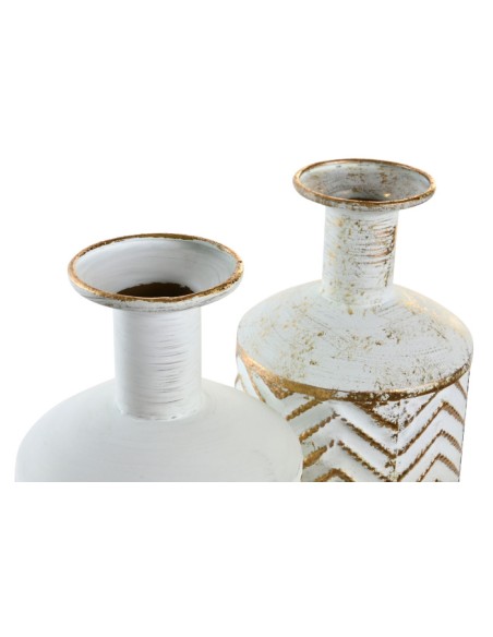 JARRON METAL 16X16X41 DORADO 2 SURT.