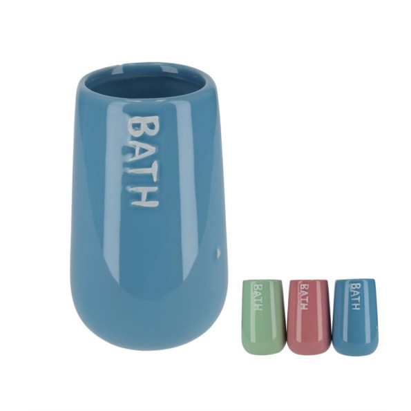 VASO DE BAÑO 390ML BATH 3 SURT.