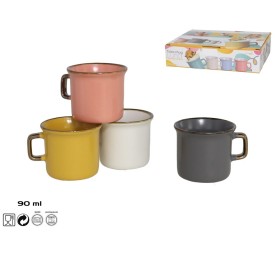 TAZA MUG TIERRA 90ML SURTIDO GRES