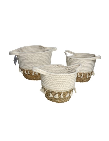 S/3 CESTAS LINARES 28x28x19CM