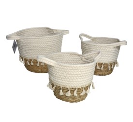 S/3 CESTAS LINARES 29x29x24CM