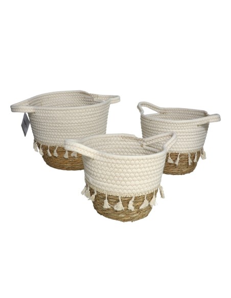 S/3 CESTAS LINARES 29x29x24CM