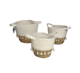 S/3 CESTAS LINARES 26x26x23CM