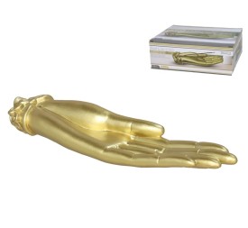 PORTA-INCENSO GOLD HAND 19,7X4,8X2,5CM