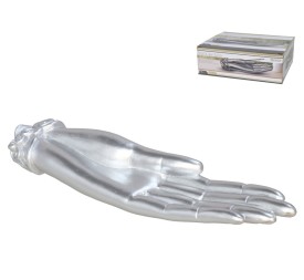 PORTA-INCiENSO SILVER HAND 19,7X4,8X2,5CM