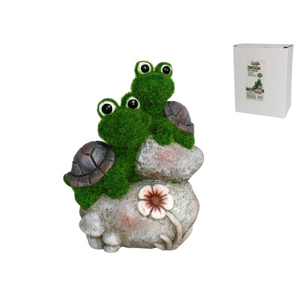 TORTUGAS EN PIEDRA 16X10,5X20,5CM