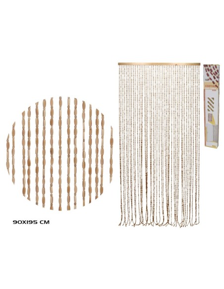 CORTINA BAMBU/ARCE PARA PUERTA 90X195CM WAKANDA