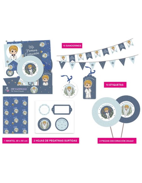 PRIMERA COMUNIÓN SET CANDY-BAR NIÑo
