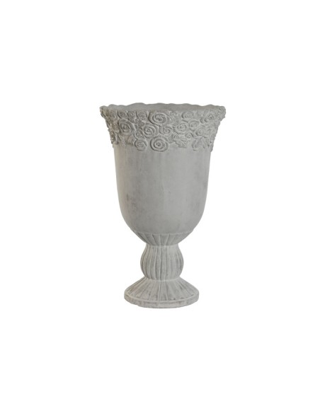 MACETERO CEMENTO 31X31X49 DESGASTADO BLANCO MACETERO CEMENTO 31X31X49 DESGASTADO BLANCO