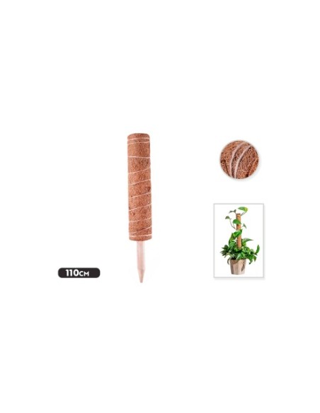 TUTOR DE COCO CON YUTE ESPIRAL 110/130cm