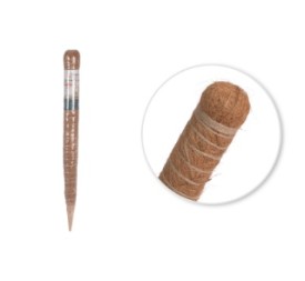TUTOR DE COCO CON YUTE ESPIRAL 40/47cm