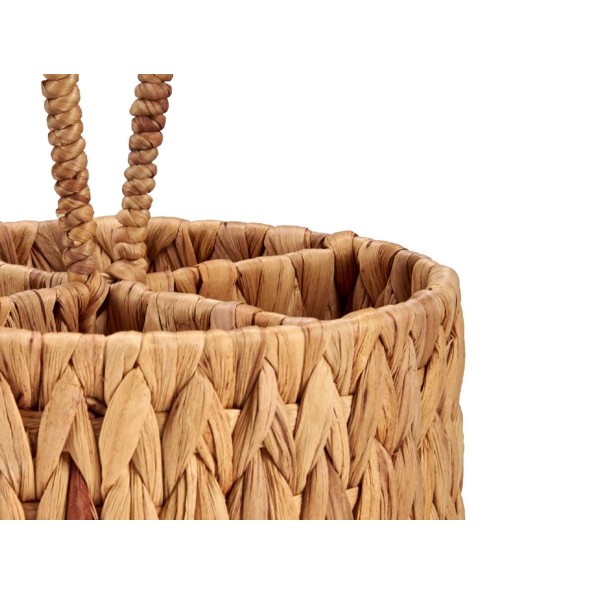 CUBERTERO DE PAJA REDONDO CON 4 HUECOS