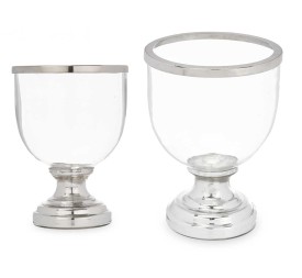 PORTAVELA COPA GRANDE PLATEADA