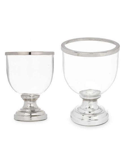 PORTAVELA COPA GRANDE PLATEADA