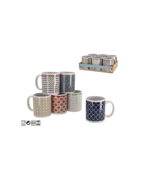 JARRA MUG 350ML  ROMA  6 SURTIDOS