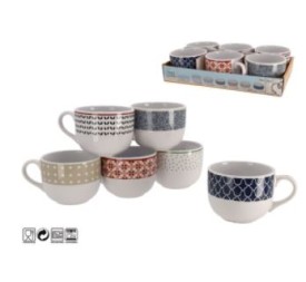 TAZA JUMBO 500ML  ROMA 6 SURTIDOS