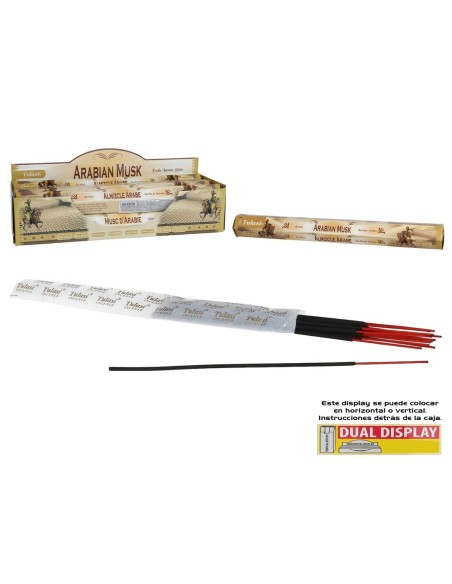 INCIENSO 24G 20 STICKS TULASI ARABIAN MUSK