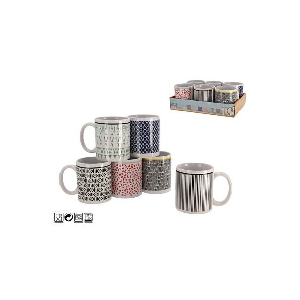 JARRA MUG 350ML MADRID 6 SURTIDOS