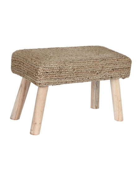 REPOSAPIES YUTE EUCALIPTO 60X30X40 NATURAL MARRON