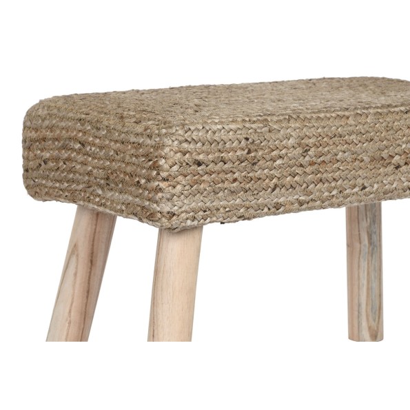 REPOSAPIES YUTE EUCALIPTO 60X30X40 NATURAL MARRON
