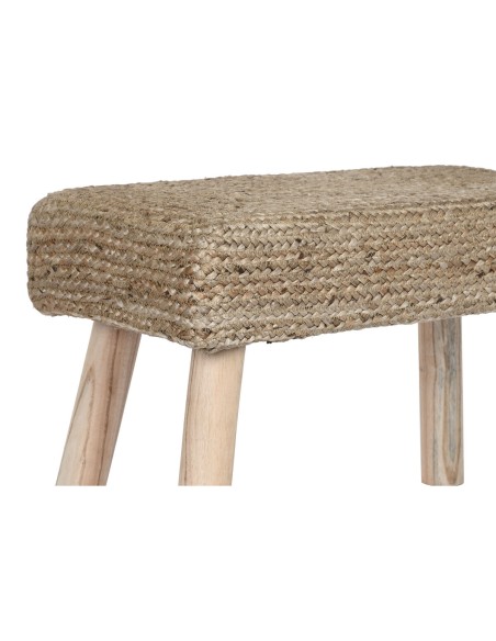 REPOSAPIES YUTE EUCALIPTO 60X30X40 NATURAL MARRON