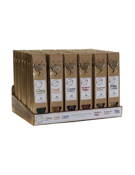 INCIENSO VARILLA SET 30 AROMA 6,5X3X30 6 SURT.