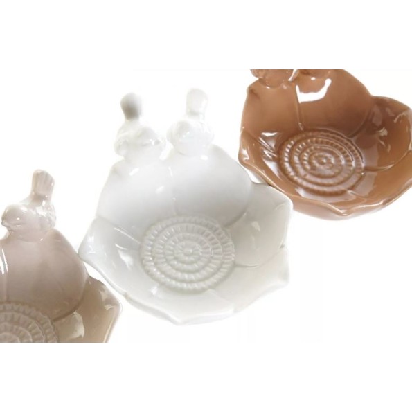 BANDEJA VACIABOLSILLOS PORCELANA 11X13X7 3 SURT.