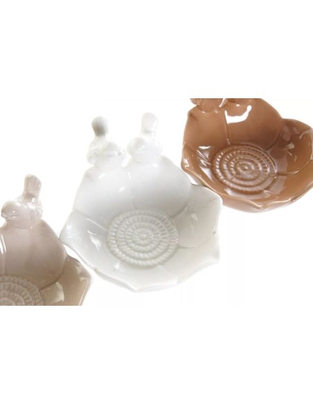 BANDEJA VACIABOLSILLOS PORCELANA 11X13X7 3 SURT.