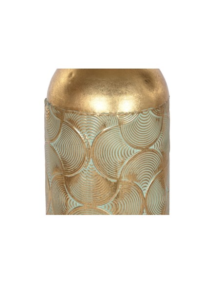 JARRON METAL 16X16X80,5 DORADO