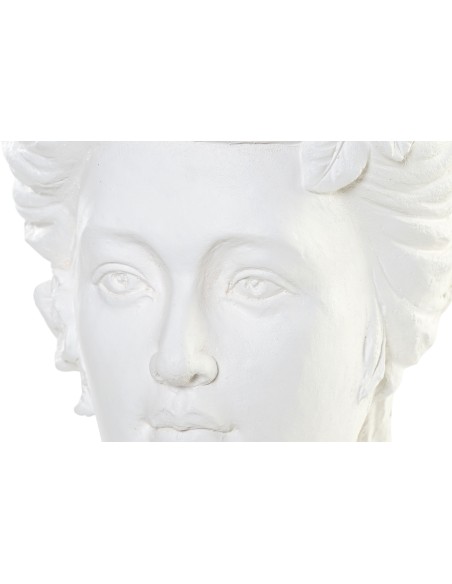 MACETERO FIBRA VIDRIO 23X23X32 MUJER BLANCO