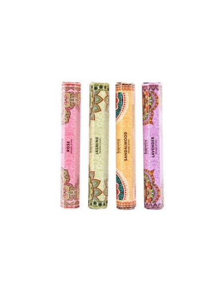 INCIENSO VARILLA SET 56 AROMA 20CM MANDALA NATURAL