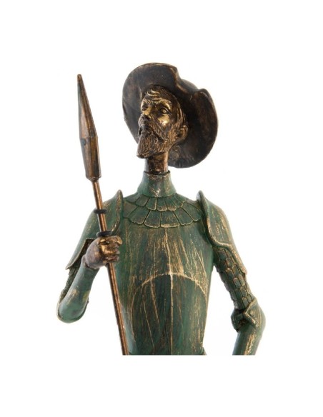 FIGURA RESINA 14X14X35 QUIJOTE ENVEJECIDO