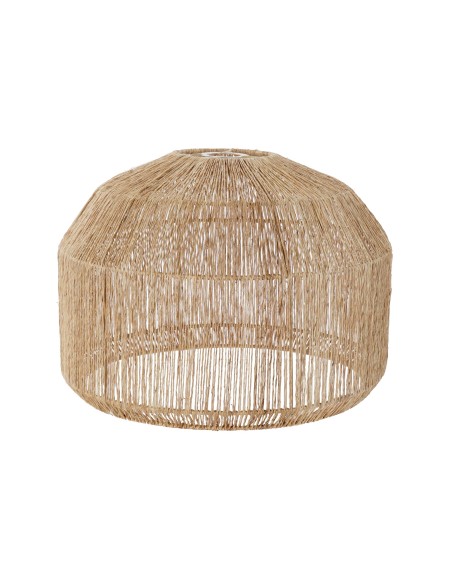 PANTALLA JUTE METAL 40X40X29 NATURAL