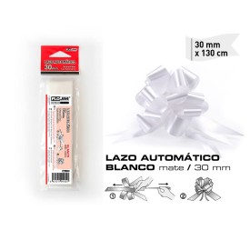 LAZO AUTOMATICO BLANCO 30MM