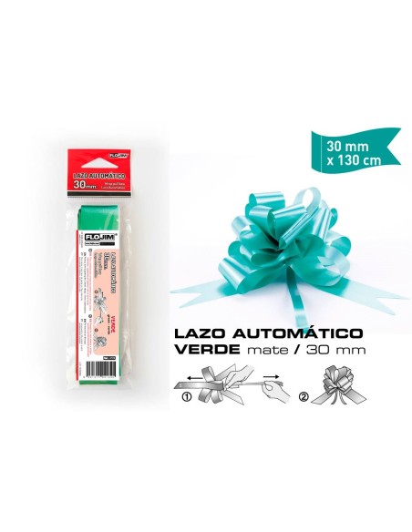 LAZO AUTOMATICO VERDE 30MM