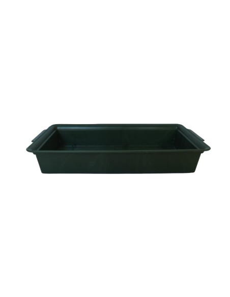 BANDEJA RECTANGULAR VERDE 13,5X26X4.5