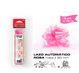 LAZO AUTOMATICO ROSA 30MM