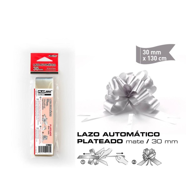 LAZO AUTOMATICO PLATA 30MM