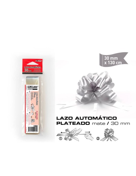 LAZO AUTOMATICO PLATA 30MM