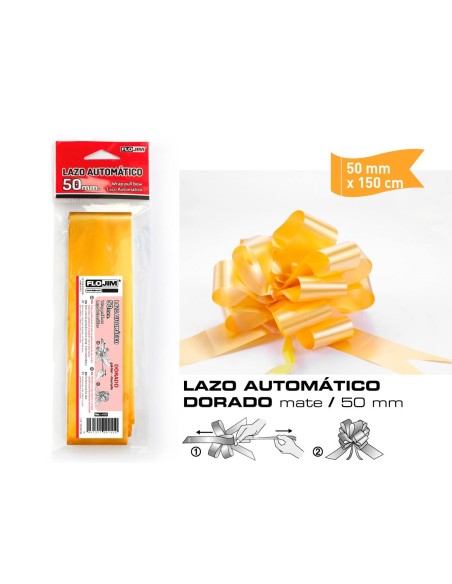 LAZO AUTOMATICO ORO 50MM