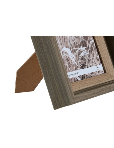 MARCO FOTO 10X15 PS CRISTAL 15X3,5X20 MARRON