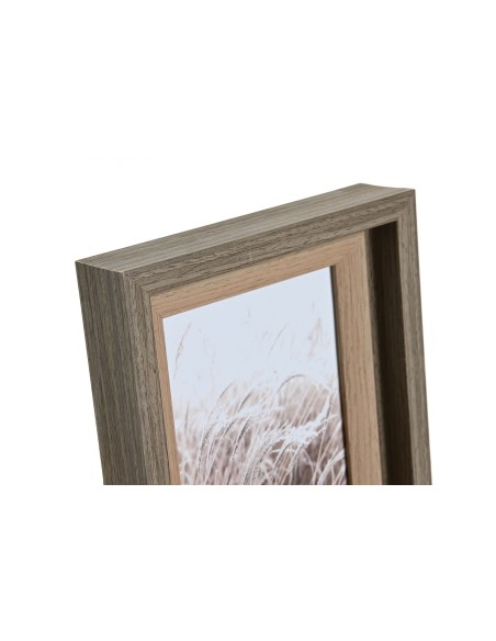 MARCO FOTO 20X25 PS CRISTAL 25X3,5X30 MARRON