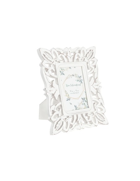 MARCO FOTO 10X15 MDF CRISTAL 21X2X27 BLANCO