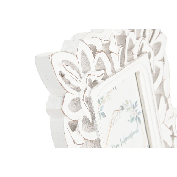 MARCO FOTO 15X20 MDF CRISTAL 27X2X32 BLANCO