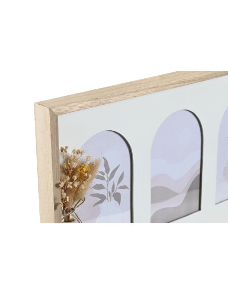 MARCO MULTIFOTO MDF 40X2,5X23 3 FOTOS BLANCO