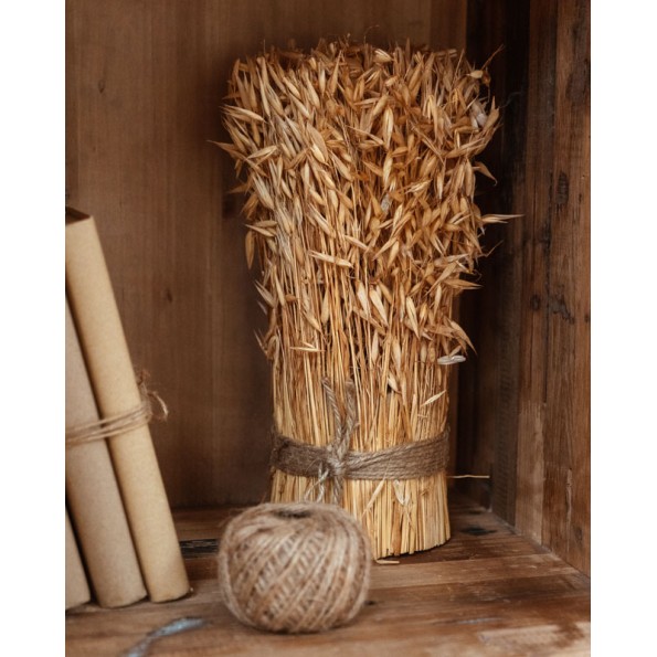 BOUQUET FLOR SECA 12X12X30 AVENA BEIGE