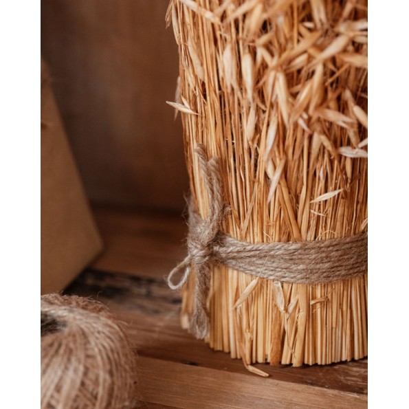 BOUQUET FLOR SECA 12X12X30 AVENA BEIGE