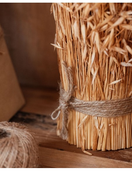 BOUQUET FLOR SECA 12X12X30 AVENA BEIGE