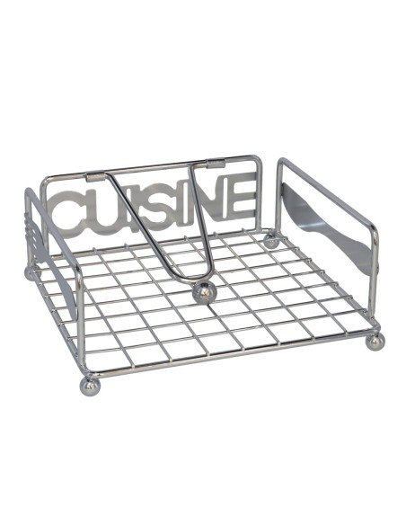 SERVILLETERO CUISINE 18X18 CROMADO