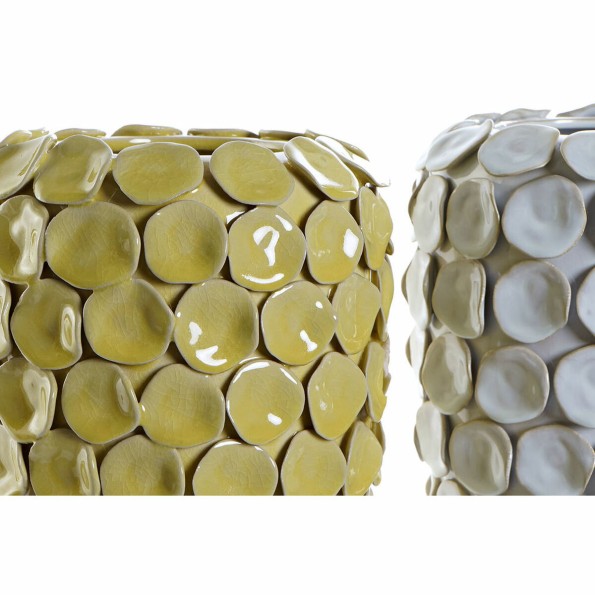 JARRON GRES 20X20X30,5 RELIEVE 2 SURTIDO